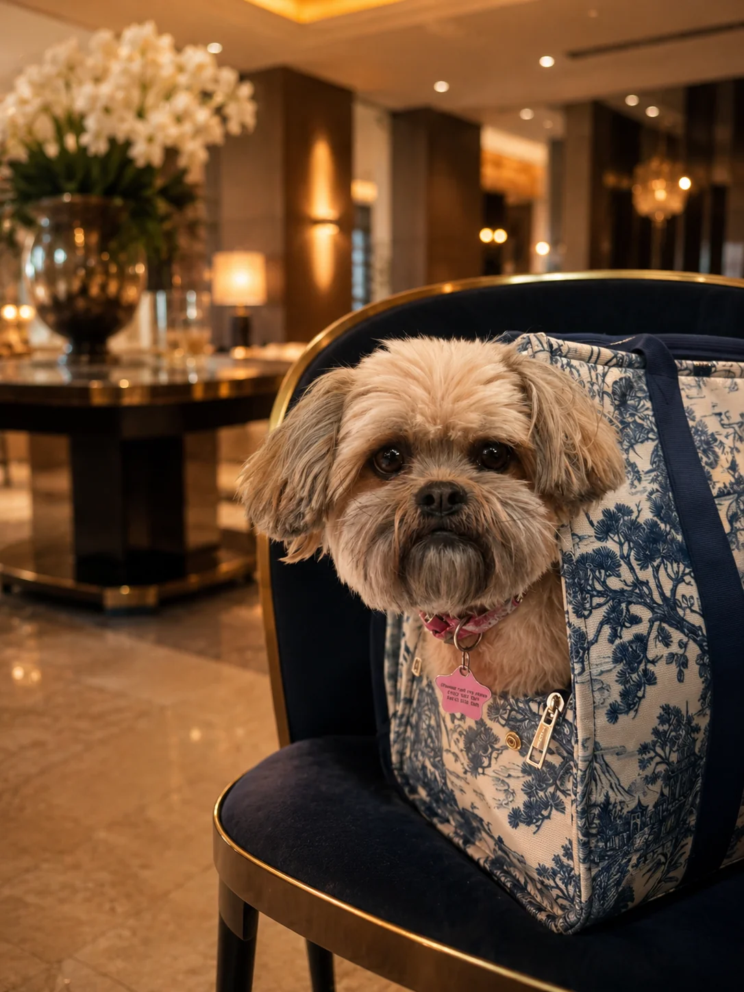 Angela, founder of Mia Mor, with her dog